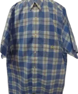 Camisa manga corta, a cuadros (frente)