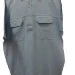 Camisa de algodón, manga corta (frente)