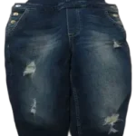 Overol de jean para niña (frente)