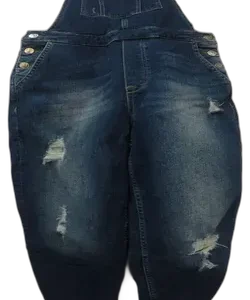 Overol de jean para niña (frente)